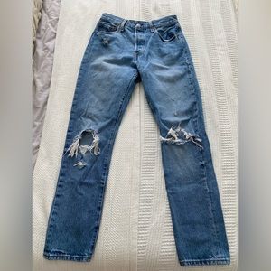 Levi’s 501 skinny jeans size 29 x 30